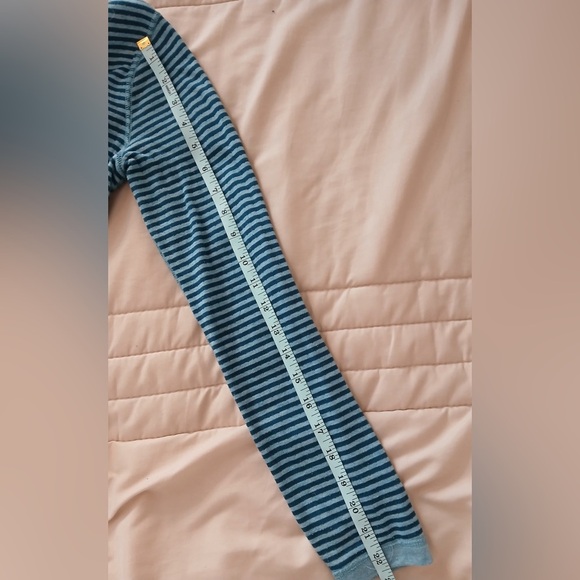 Eddie Bauer Navy Striped Long Sleeve Tee - Picture 4 of 8